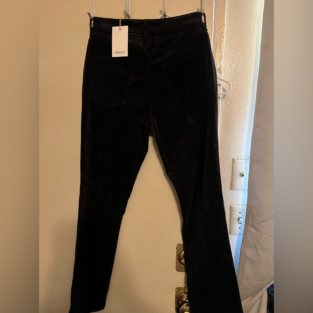 Quince Black Corduroy Pants